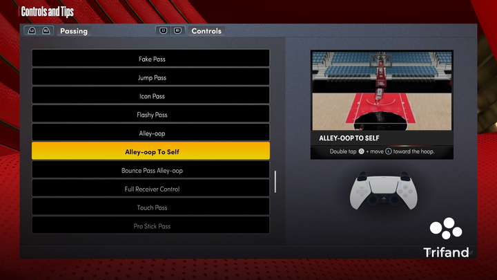 NBA 2K22 control settings