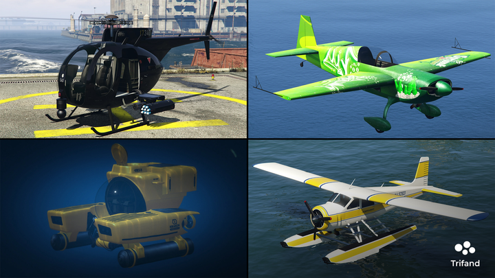 GTA V Cheat Codes for Planes, Helicopters & Submarine